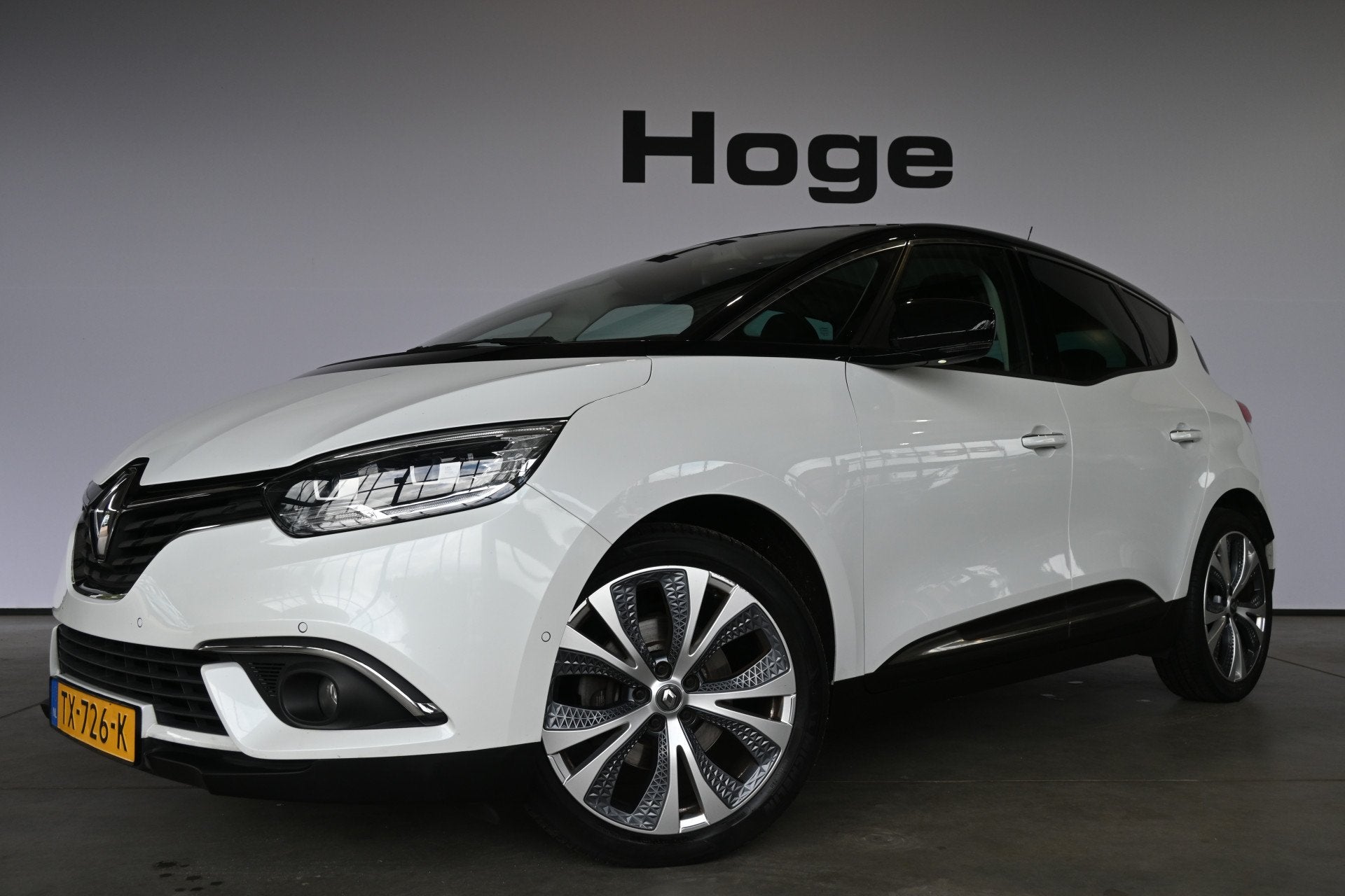 Renault Scénic 1.3 TCe Intens Automaat Nap Clima Cruise Tre, Gebruikt, 4 cilinders, Leder en Stof, Wit