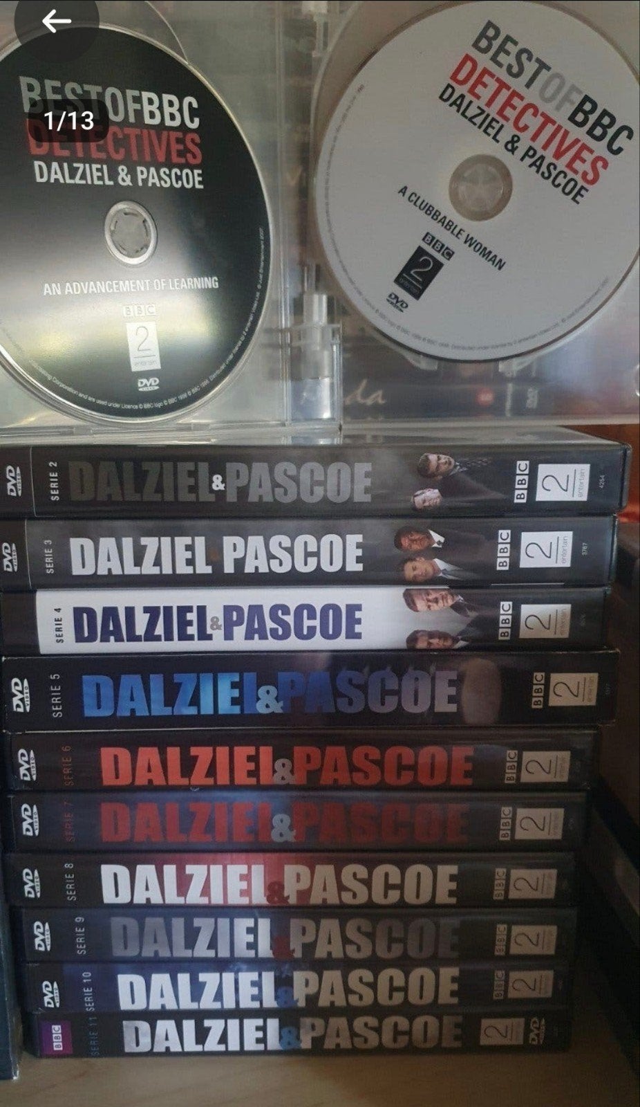 Dalziel & Pascoe - Complete Serie 1 -11 (DVD Boxset), Engels, Nederlands, Ophalen of Verzenden, Zo goed als nieuw