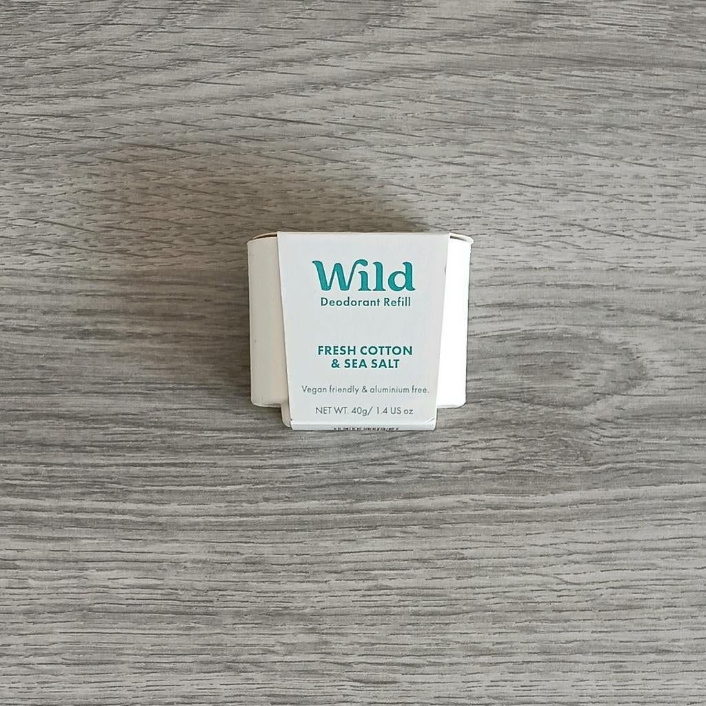 Wild deo refill fresh cotton & sea salt (nieuw), Ophalen of Verzenden, Nieuw, Overige typen