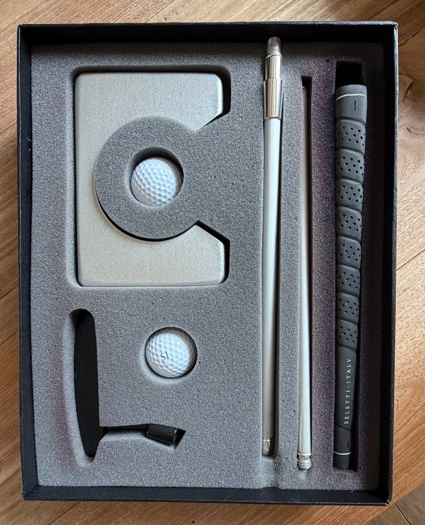 Luxe Seletti Italy Indoor Golfset, Ophalen of Verzenden, Zo goed als nieuw, Set, Overige merken