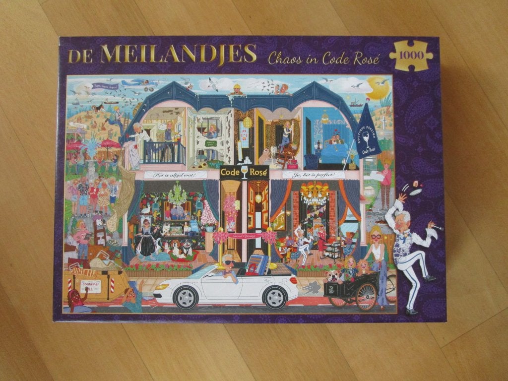 Legpuzzel De Meilandjes - chaos in code Rosé, Ophalen of Verzenden, 500 t/m 1500 stukjes, Zo goed als nieuw, Legpuzzel