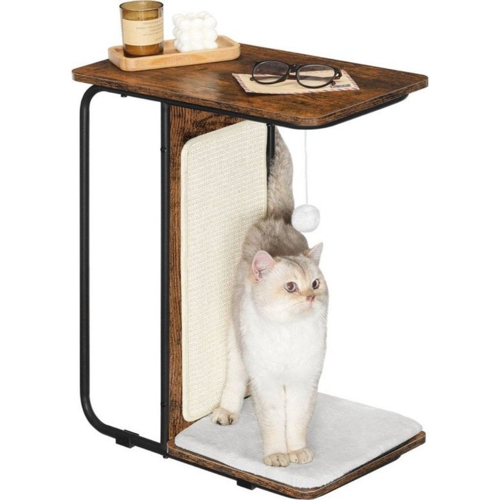 Krabpaal voor Katten-Bruin - Zwart-30x50x61cm, Ophalen of Verzenden, Nieuw, Krabpaal