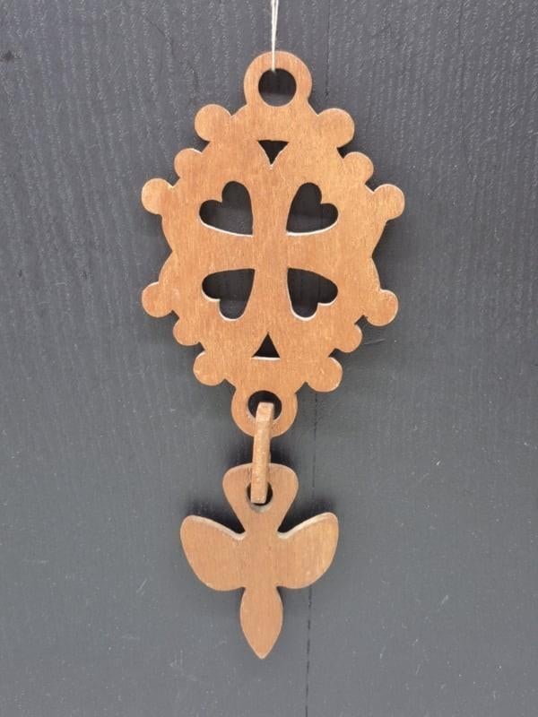 Houten Hugenoten kruis, Ophalen of Verzenden, Gebruikt