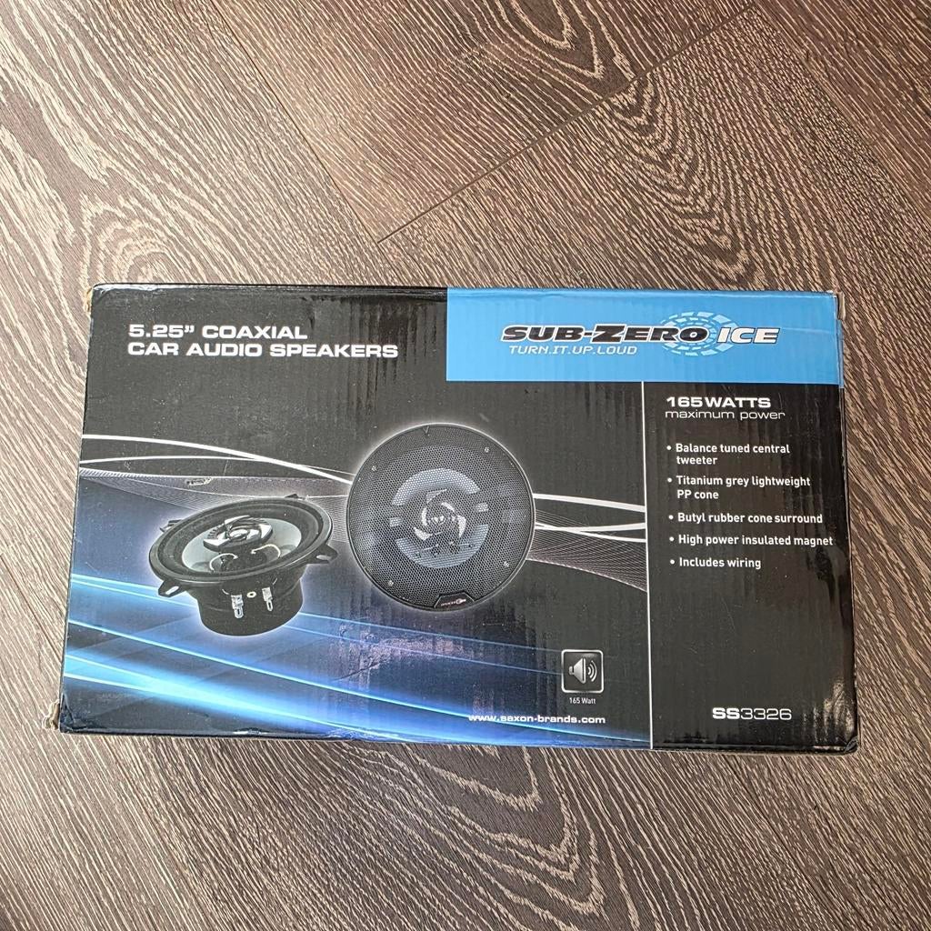 SUB-ZERO ICE 5.25" Coaxial Car Audio Speakers, Ophalen of Verzenden, Nieuw