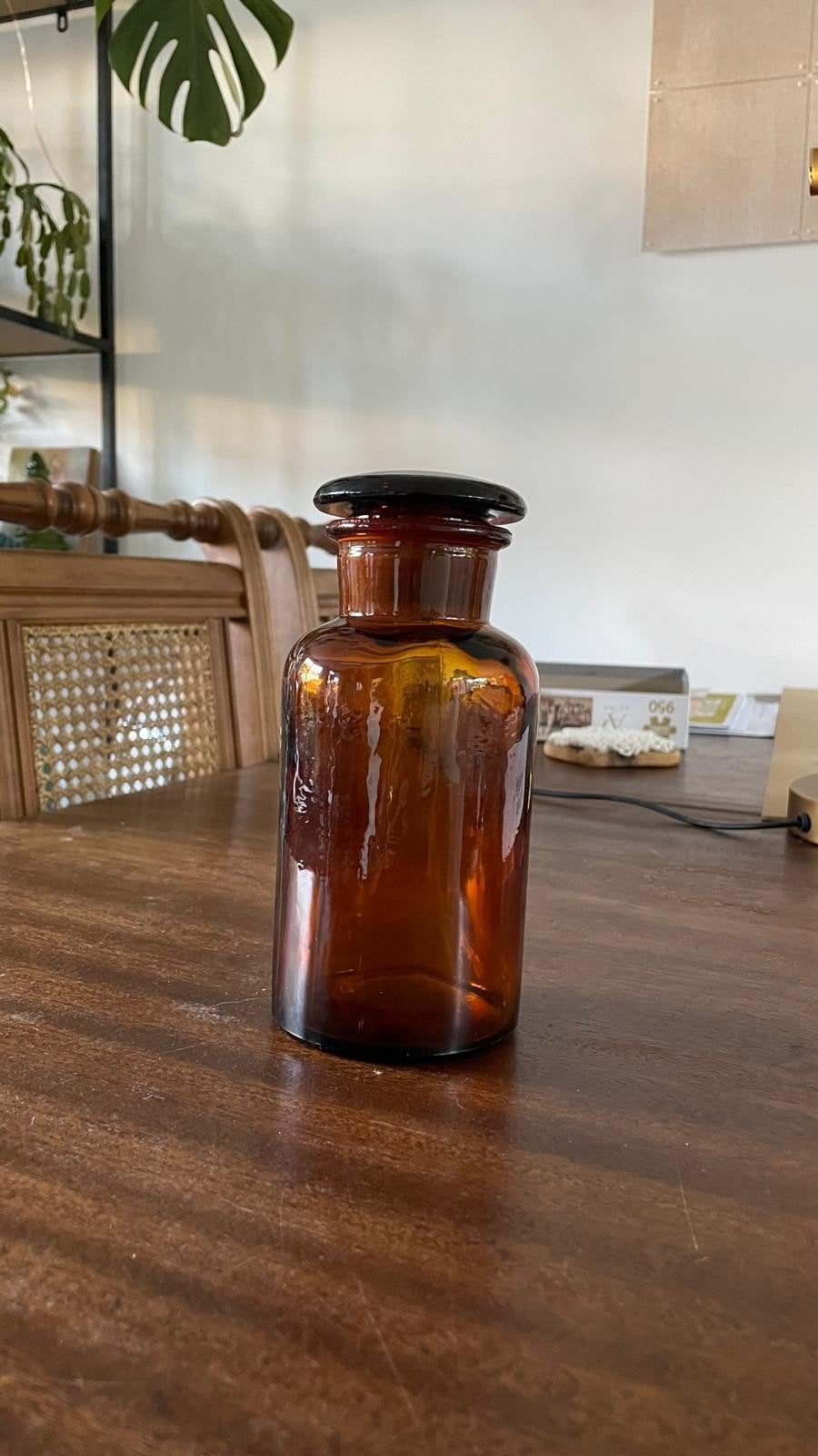 Vintage Apothekersfles Bruin Glas - Nummer 500, Ophalen of Verzenden