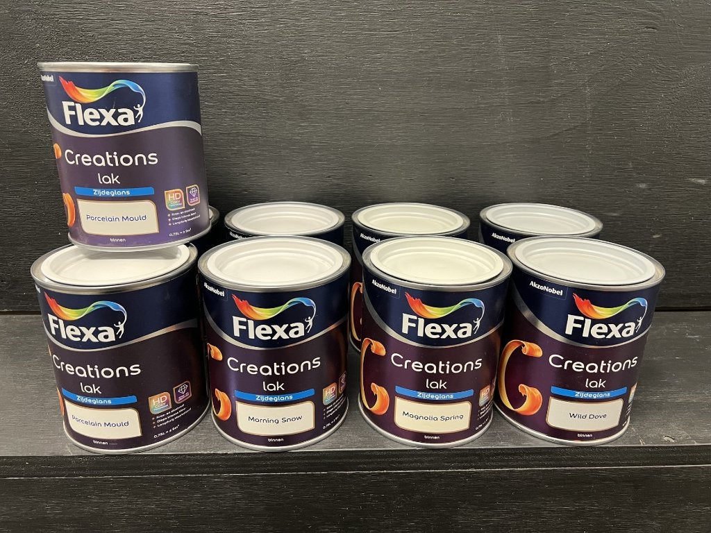 Partij FLEXA CREATIONS LAK, Ophalen, Overige kleuren, Nieuw, 20 liter of meer