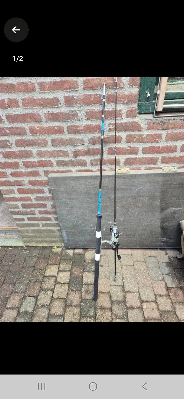 vishengel met molen, Ophalen of Verzenden, Zo goed als nieuw, Molen