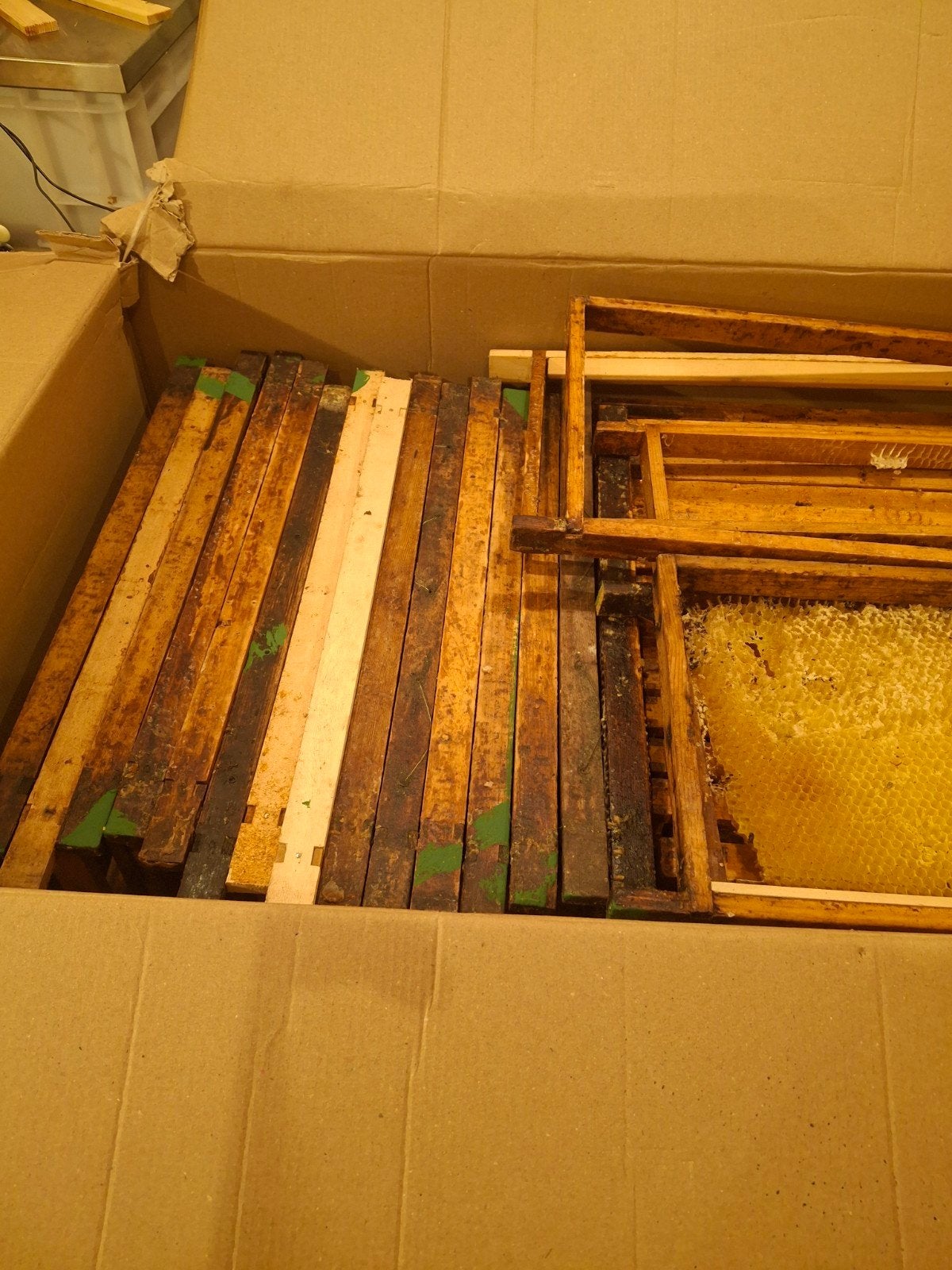 GEBRUIKTE SPAARKAST/SIMPLEX  BROEDKAMER EN HONINGKAMER RAMEN, Dieren en Toebehoren, Bijen