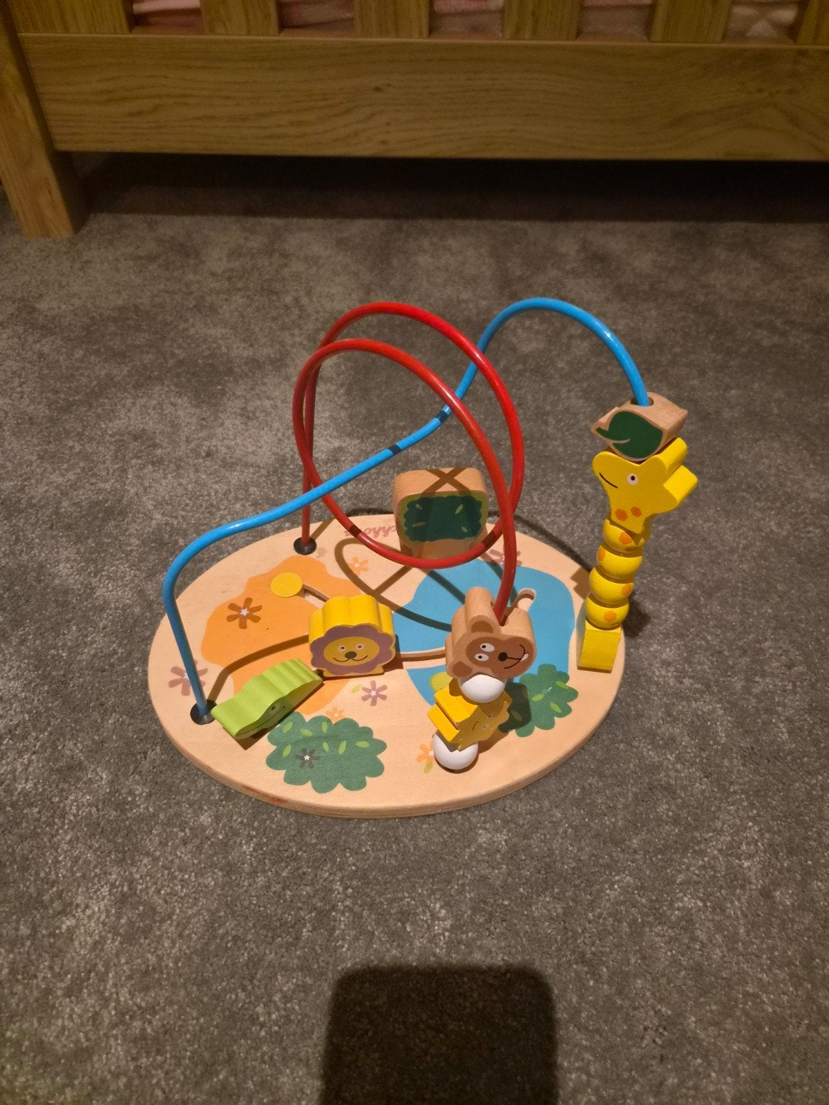 Houten kralenframe met dieren, Ophalen, Gebruikt, Overige typen