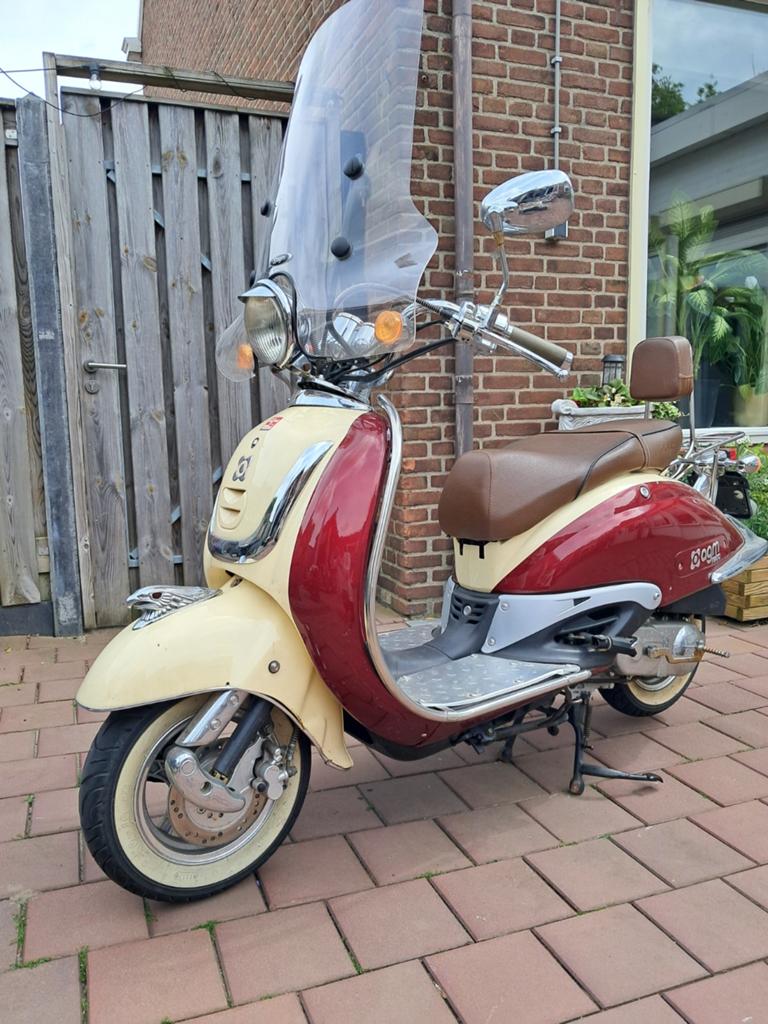 AMG retro scooter, Fietsen en Brommers, Scooters | Overige merken, Ophalen, Gebruikt, Benzine