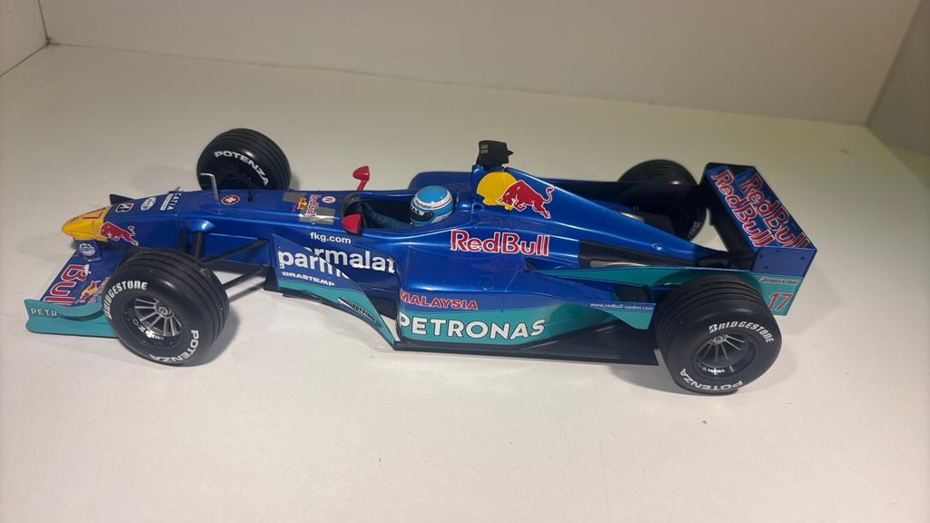 F1 red bull sauber c19 2000 minichamps 1.18, Ophalen of Verzenden, MiniChamps, A, A