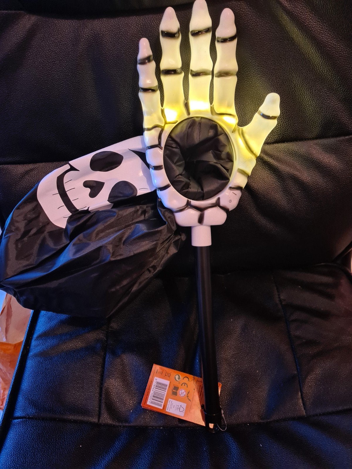 (2) Halloween snoepzak met licht (nieuw), Ophalen of Verzenden, Nieuw, Fopartikel, Halloween of Griezel
