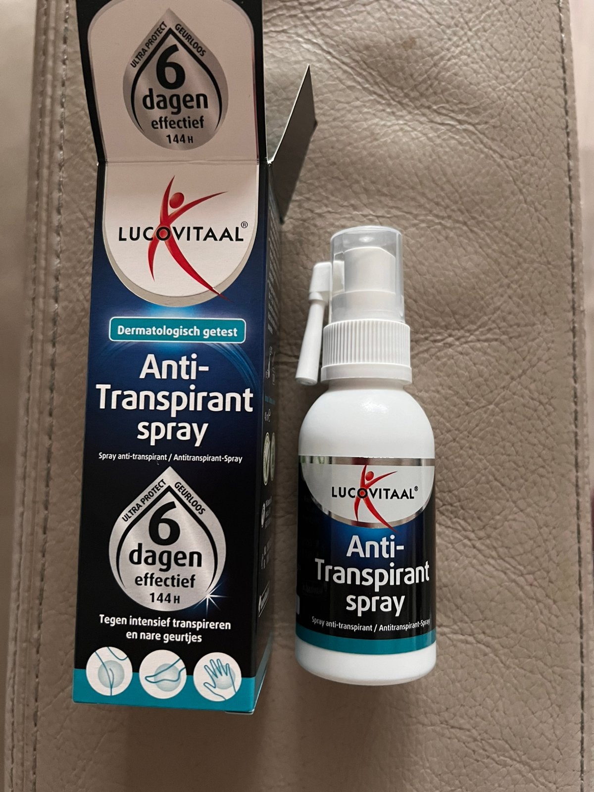 Anti transparant spray, lucovitaal, nieuw, Ophalen of Verzenden, Nieuw, Deodorant of Bodyspray
