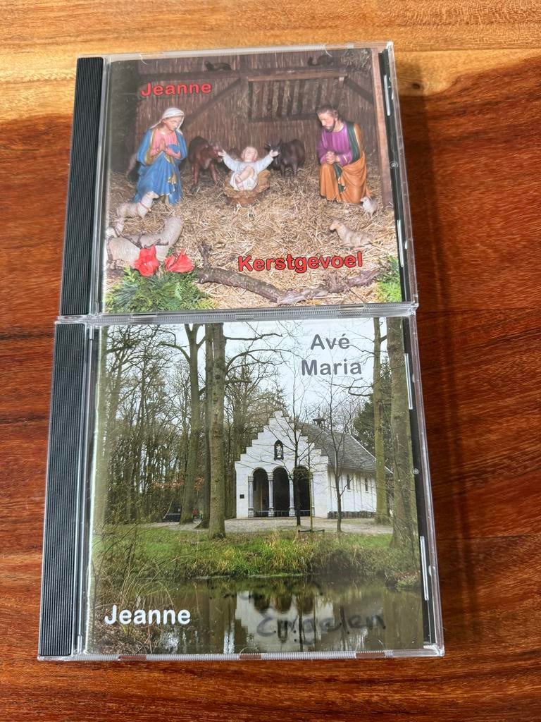 Jeanne - Kerstgevoel & Ave Maria CD's (2 stuks), Ophalen of Verzenden, Zo goed als nieuw, Gospel