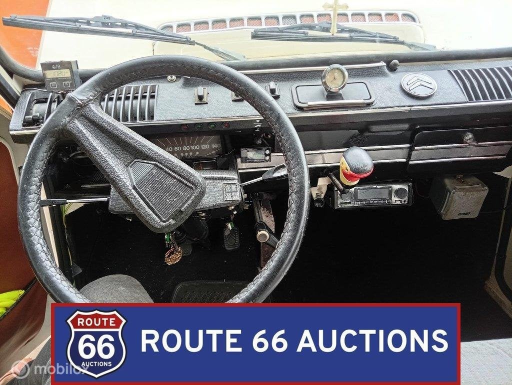 Citroën Dyane 6 | 1977 | Route 66 Auctions, Auto's, Overige carrosserieën, Citroën, Zwart, Bedrijf
