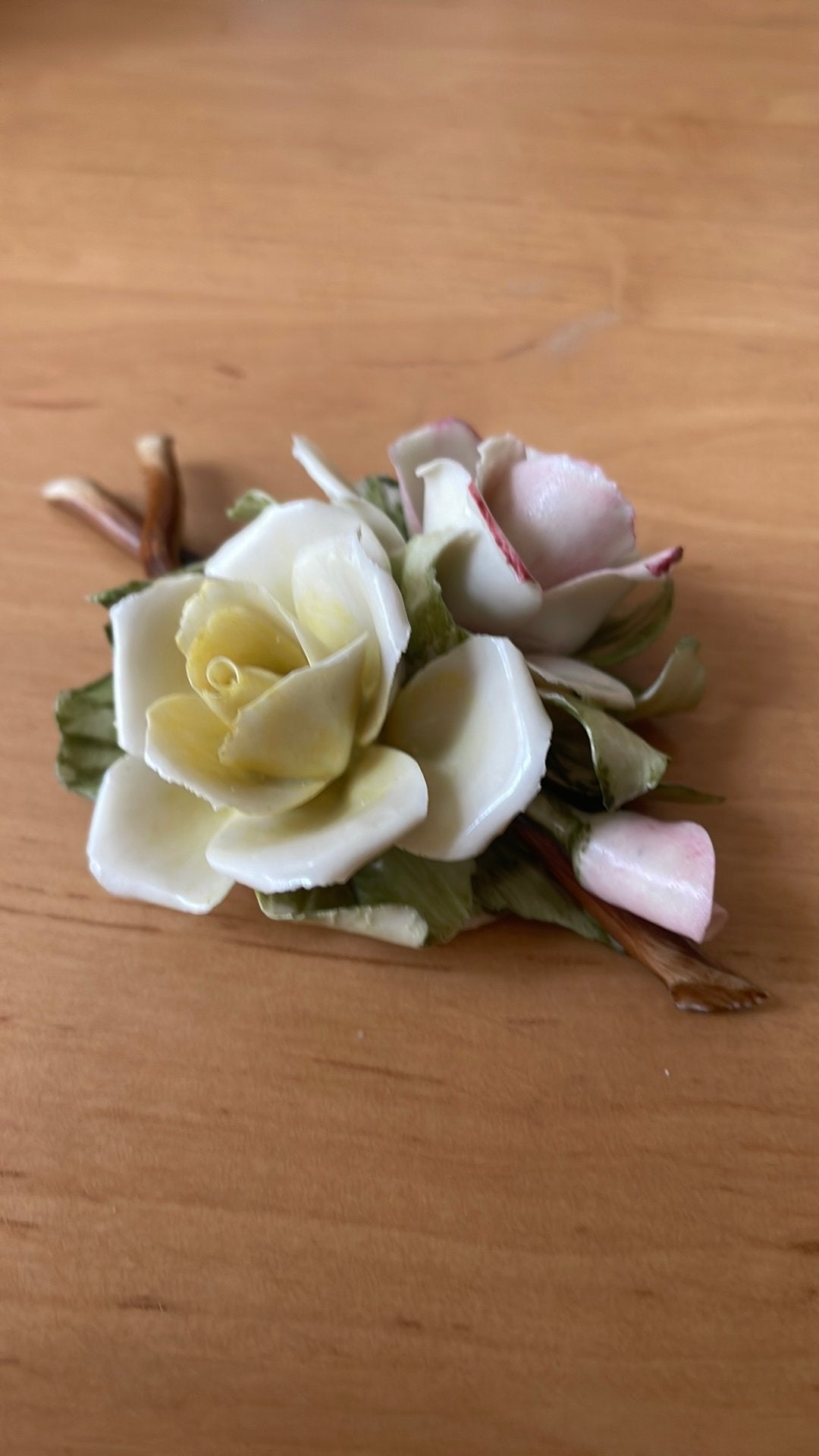 Capodimonte Porseleinen bloemstukje, Ophalen of Verzenden