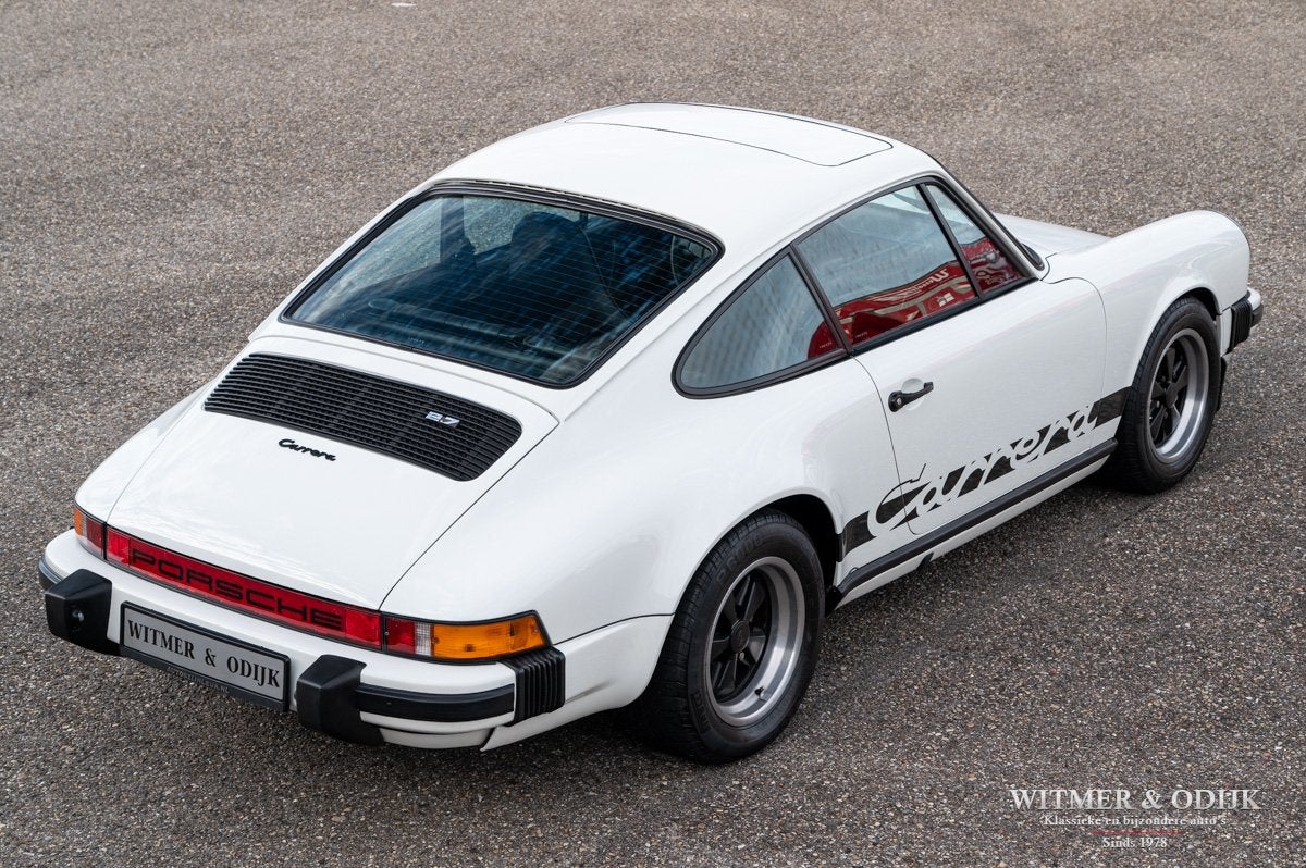 Porsche 911 Carrera 1e eig Ben Pon (bj 1974), Auto's, Lederen bekleding, Dealer onderhouden, Gebruikt, Zwart