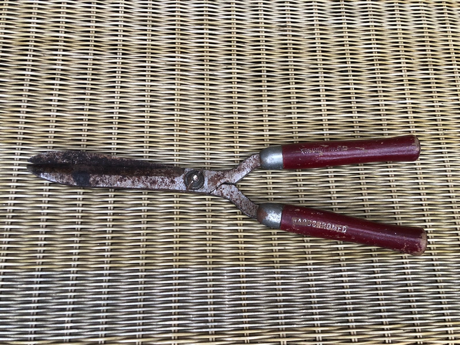 Hand heggeschaar, Ophalen of Verzenden, Gebruikt, Handmatig