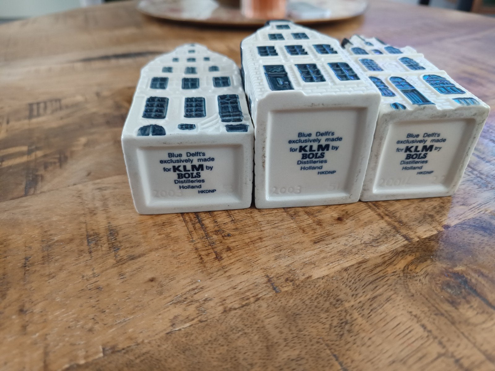 KLM BOLS Delfts Blauw huisjes 22, 51, 53, Verzamelen, Ophalen of Verzenden, Zo goed als nieuw, Gevuld