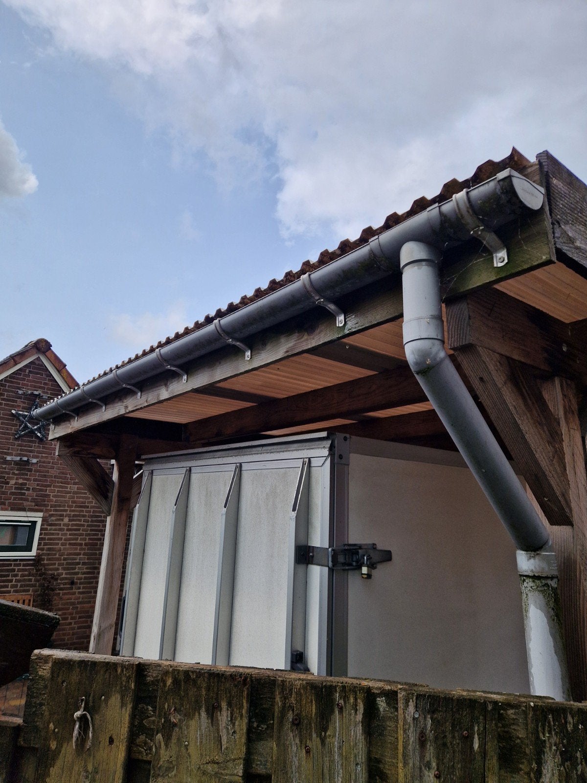Carport (Douglas) 3x5 meter, Tuin en Terras, Ophalen, Gebruikt, Carport