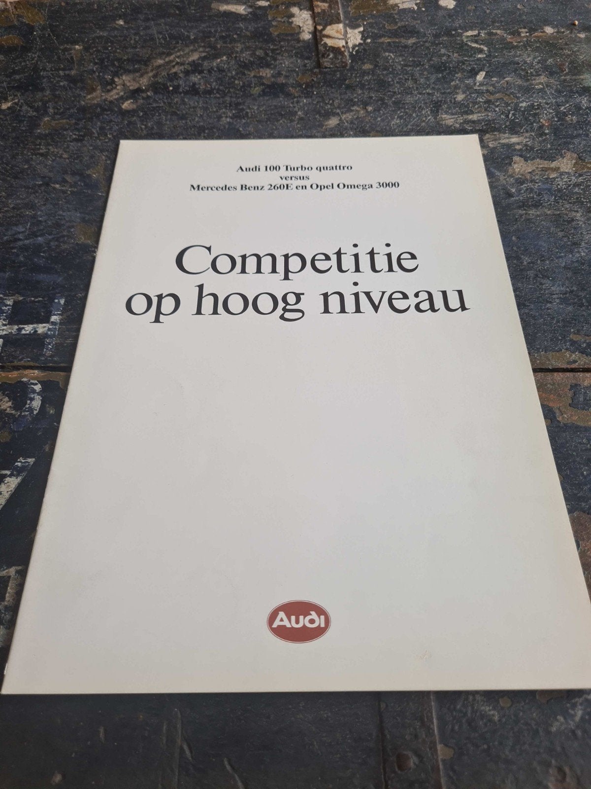 Audi 100 Turbo Quattro versus Metcedes 260 E Opel Omega 3000, Ophalen of Verzenden, Nieuw, Audi
