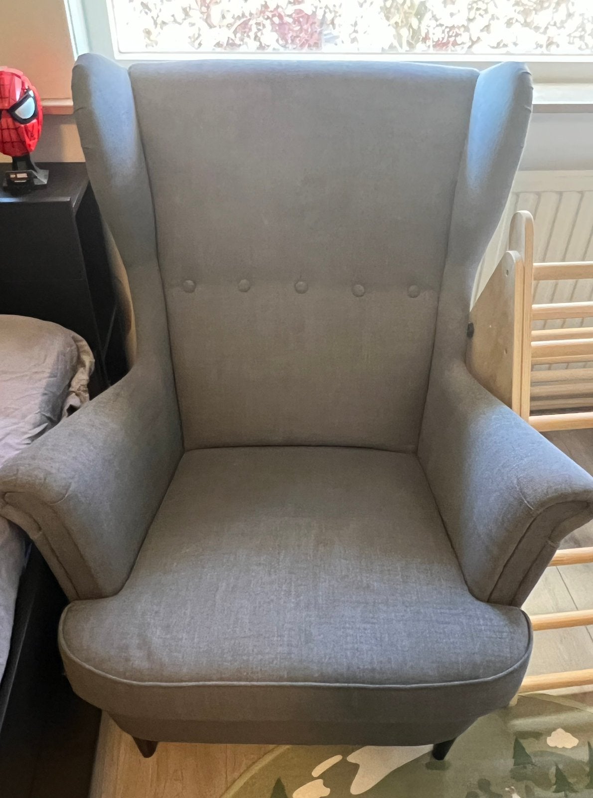 Ikea Strandmon Fauteuil, Huis en Inrichting, Fauteuils, Ophalen, Zo goed als nieuw, 75 tot 100 cm, 75 tot 100 cm