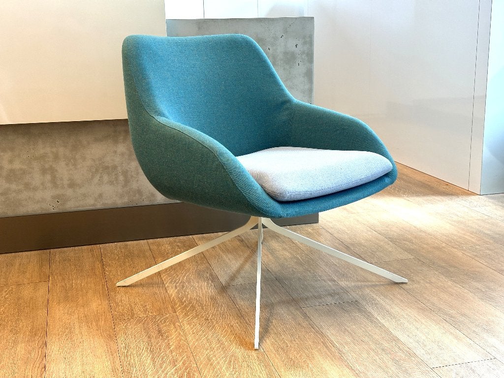 Casala Palau Floyd Fauteuil Petrol - Draaibaar, Huis en Inrichting, -, 75 tot 100 cm, Ophalen of Verzenden, Zo goed als nieuw