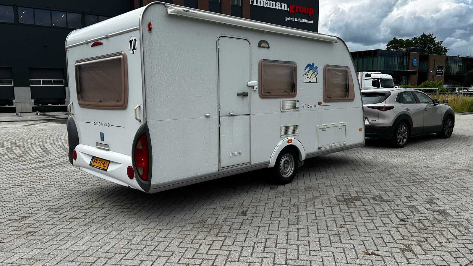 Knaus Südwind 450 EL - Lengte bedden - Moover - Zakluifel, Caravans en Kamperen, Treinzit, Tot en met 3, Particulier, 4 tot 5 meter