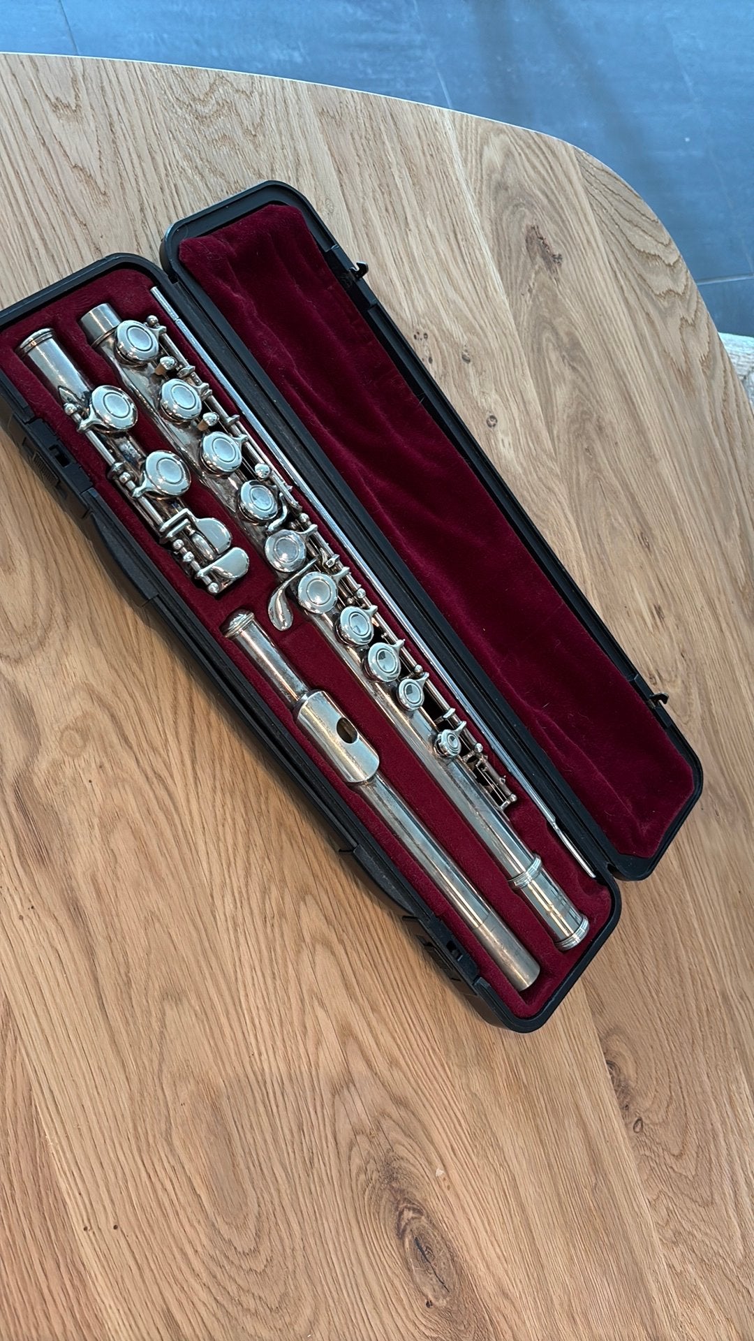 Yamaha YFL-211SII dwarsfluit in nette gebruikte staat, Muziek en Instrumenten, Ophalen, Gebruikt, Dwarsfluit, Met koffer of tas