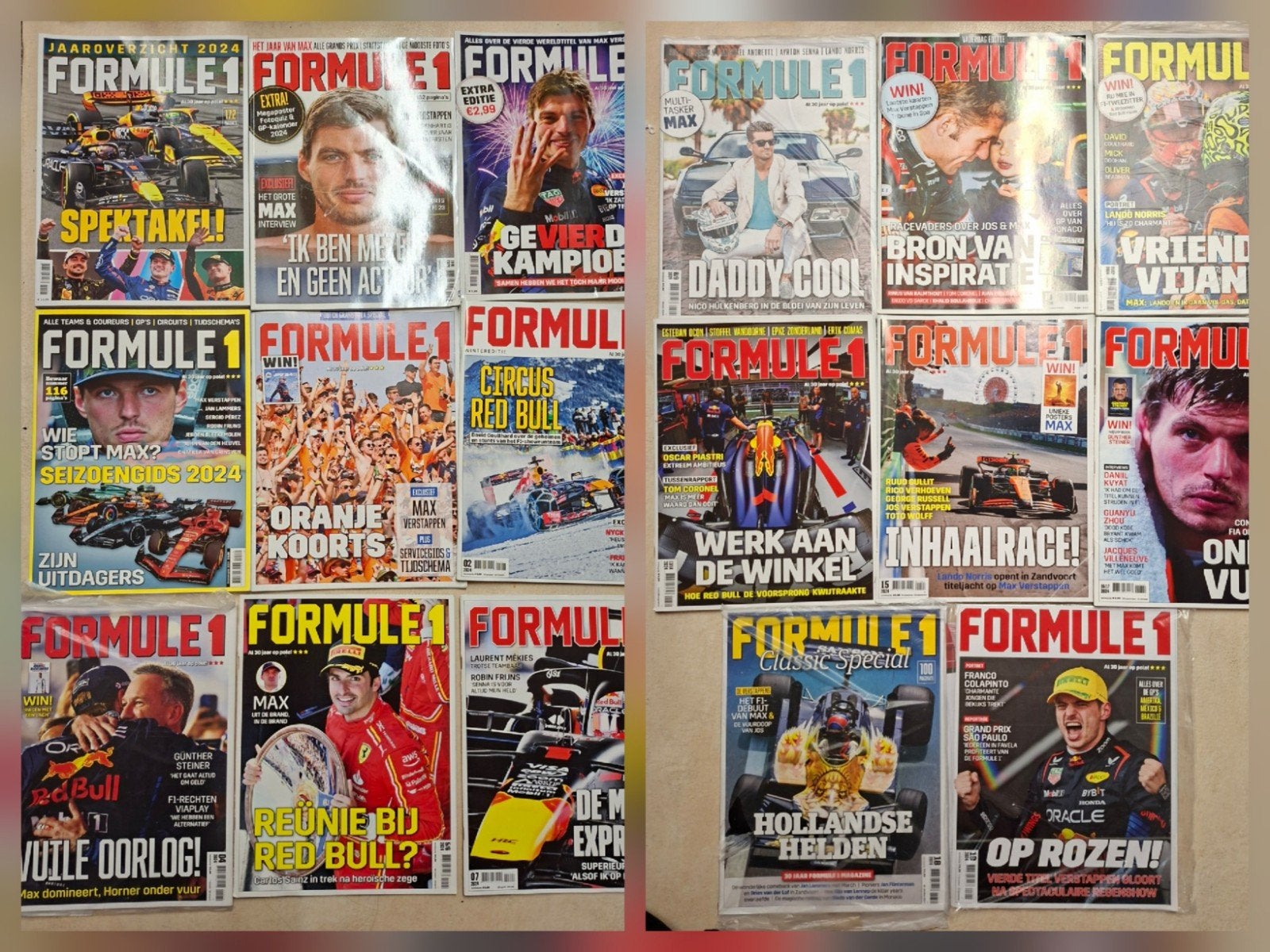 formule 1 2024 17 tijdschriften classic special, Ophalen of Verzenden, Zo goed als nieuw, Formule 1