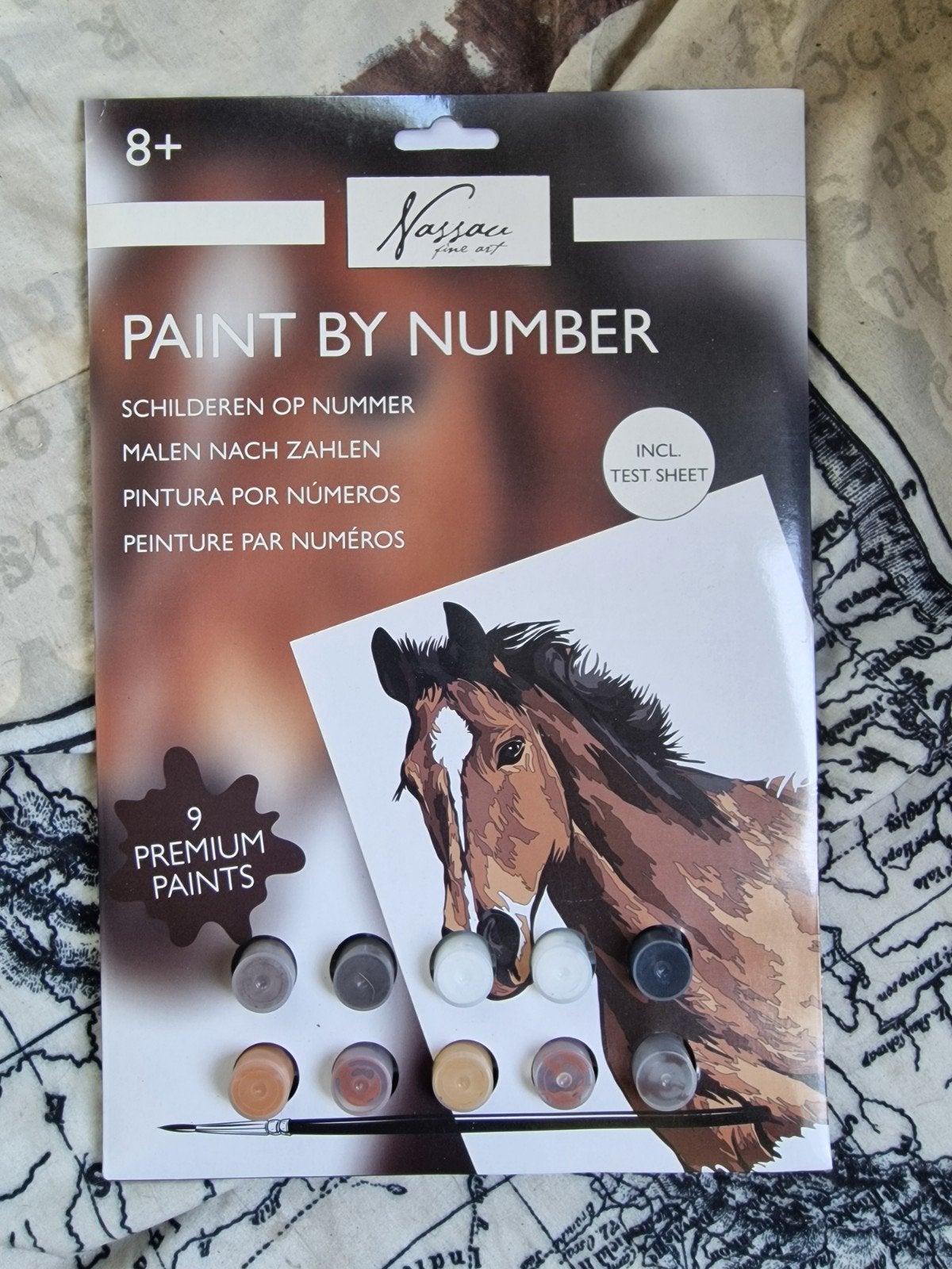 Nassau Paint by Number Paard - Nieuw, Ophalen of Verzenden, Nieuw, Schilderen op nummer