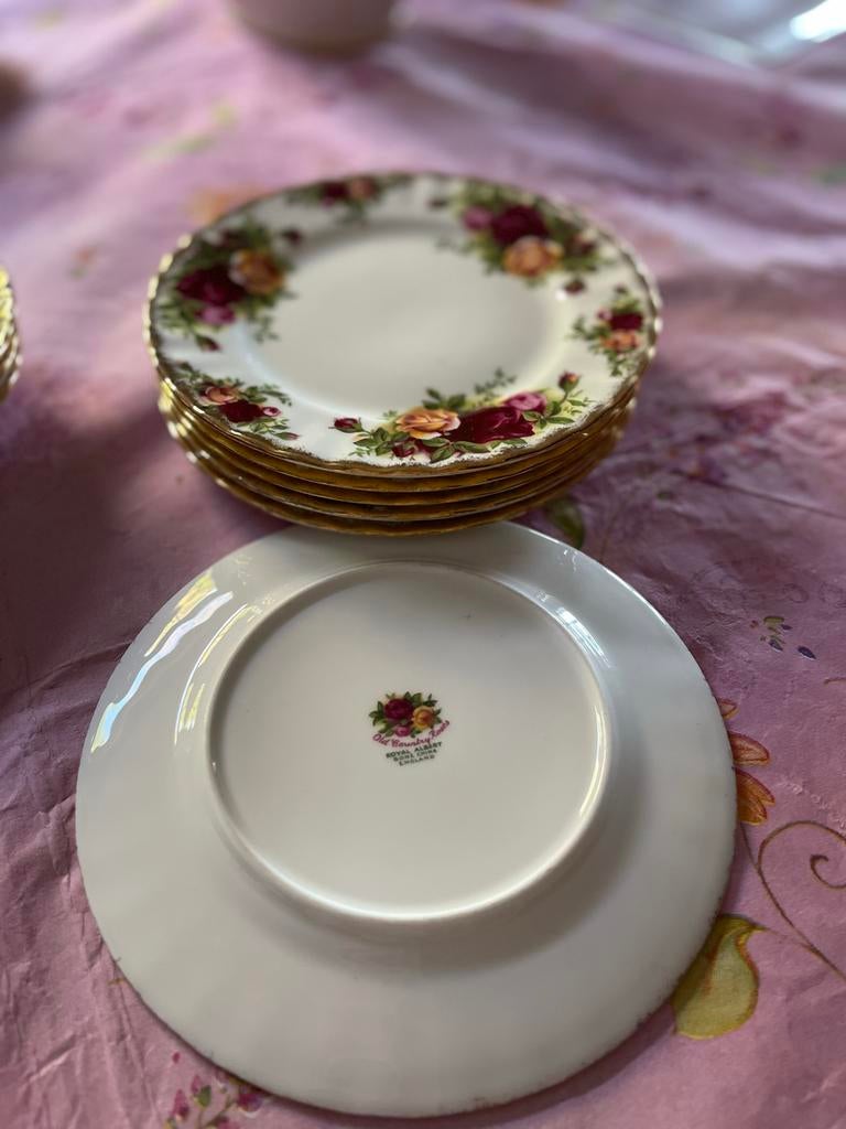 Royal Albert Old Country Roses Gebaksbordjes (6 stuks), Ophalen