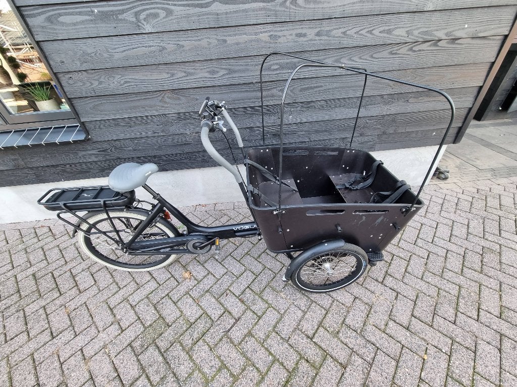 Vogue bakfiets, Fietsen en Brommers, 4 kinderen of meer, Gebruikt, Elektrisch, Schijfrem