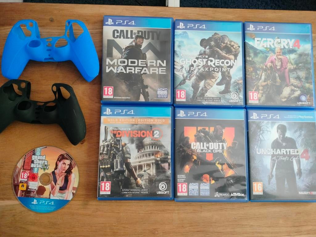 7 ps4 spellen 16+ KRASVRIJ, Spelcomputers en Games, Ophalen of Verzenden, Zo goed als nieuw, Met 1 controller, Original