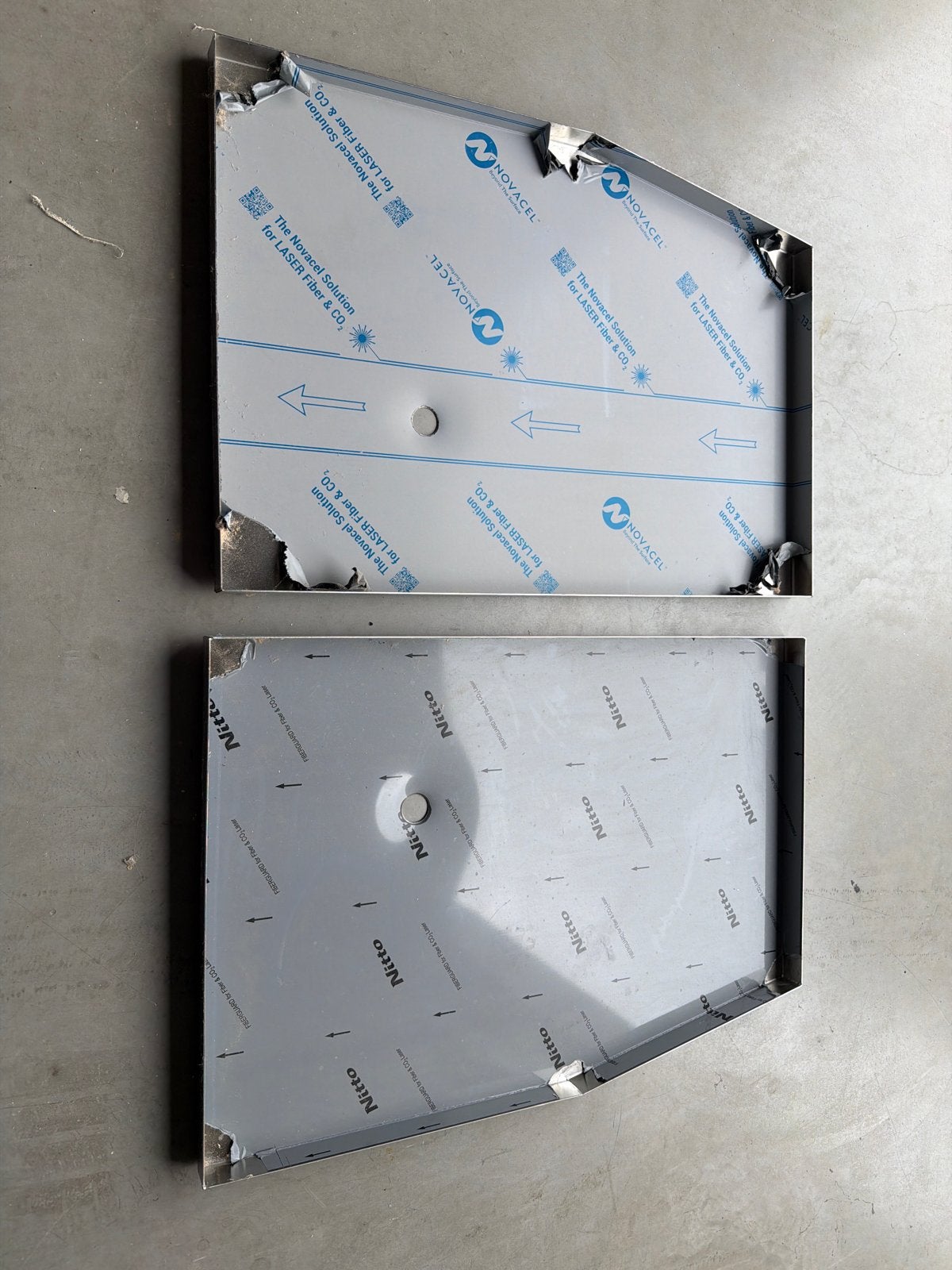 RVS Douchebak 695x1000x50mm voor Camper met Afvoergat, Ophalen, Nieuw