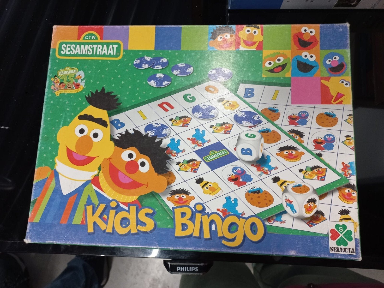 Sesamstraat Kids Bingo - Steun Roparun!, Hobby en Vrije tijd, Ophalen, Zo goed als nieuw, Selecta