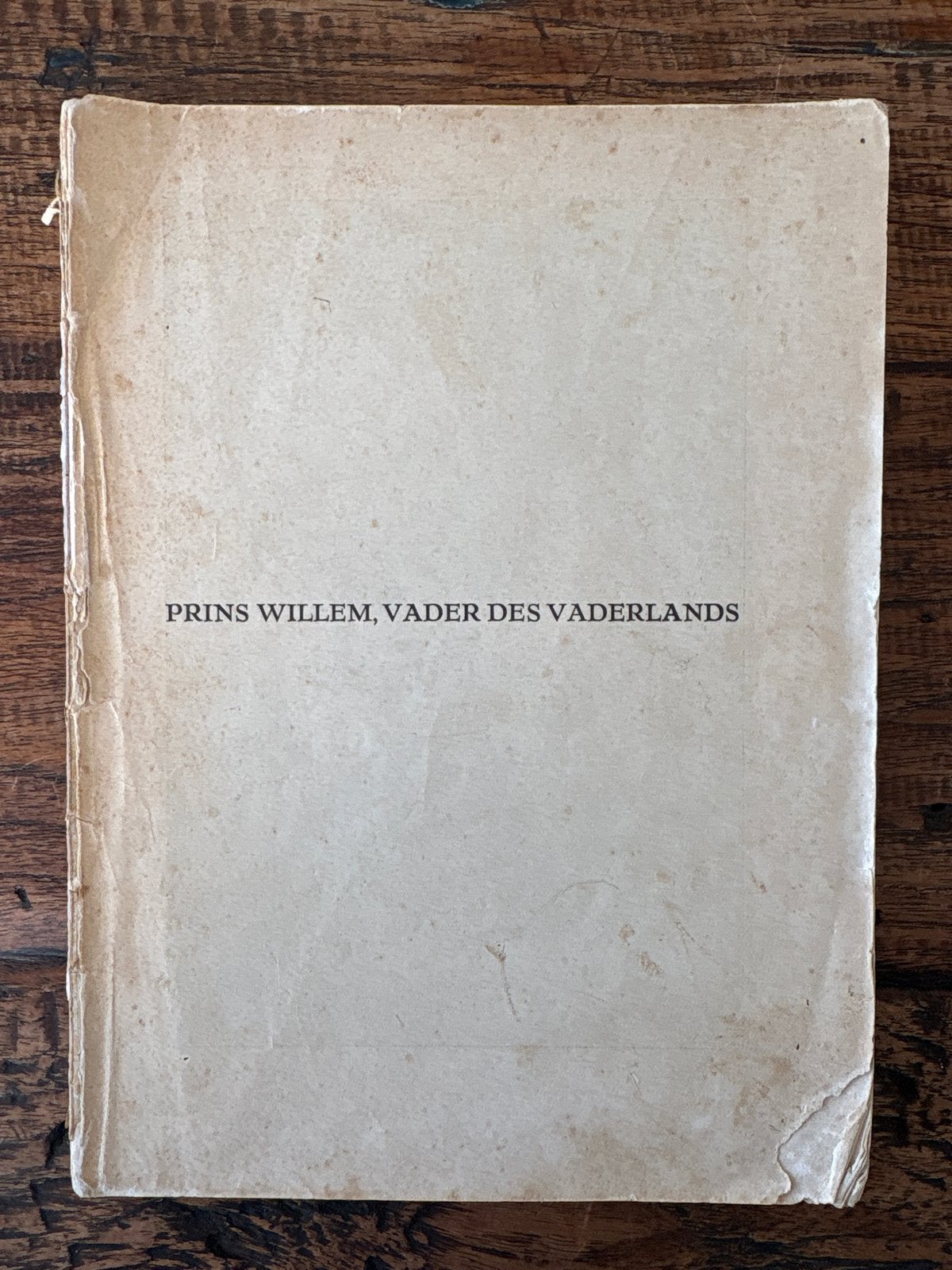 Prins Willem, Vader des Vaderlands - W.G. van de Hulst, Ophalen of Verzenden, 20e eeuw of later, Gelezen
