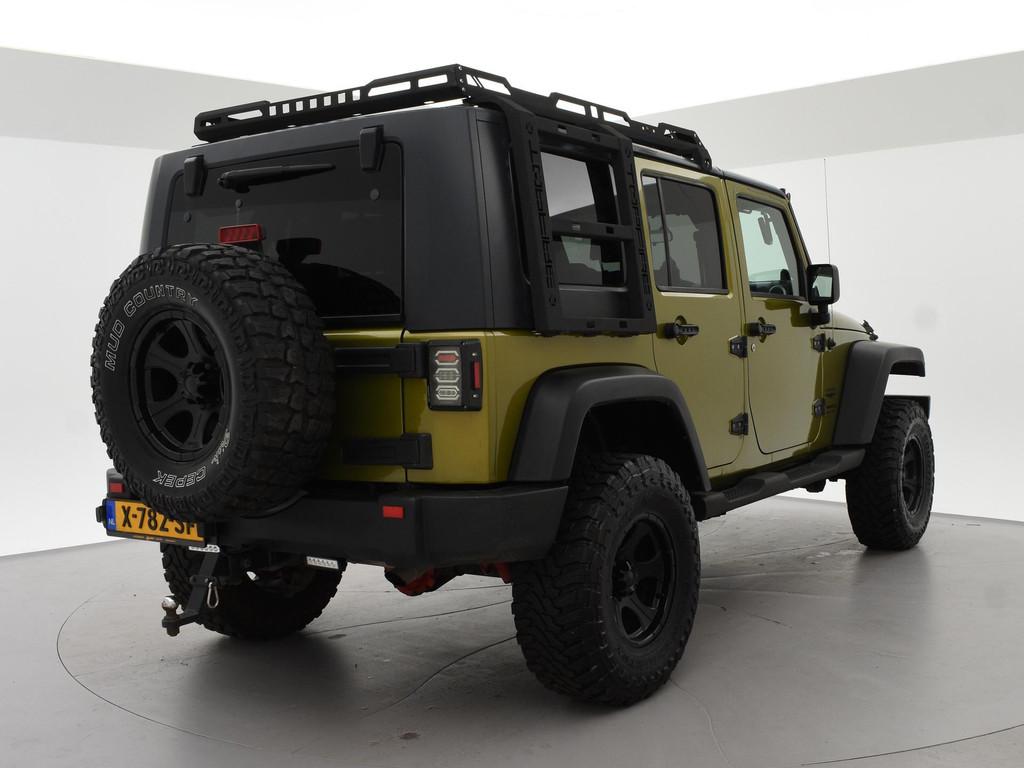 Jeep Wrangler 3.8 LPG 5-DRS AUT. + ROOFRACK | LED BALK | BUL, Auto's, Jeep, Stof, Gebruikt, Cabriolet, Bedrijf