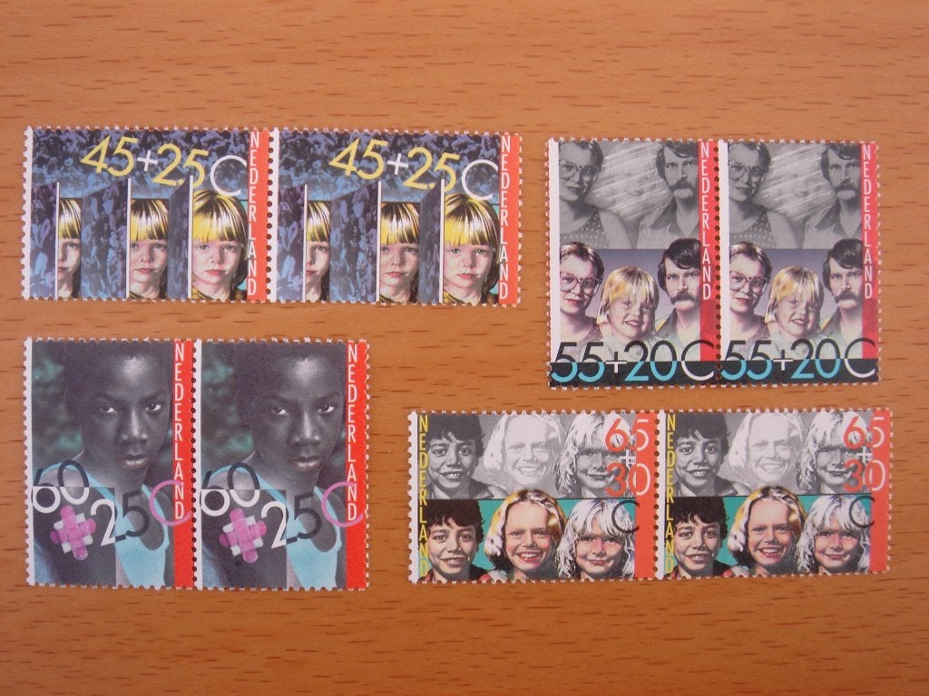 NVPH 1232, 1233, 1234 en 1235 Kinderzegels 1981  8x, Postzegels en Munten, Ophalen of Verzenden, Na 1940, Postfris