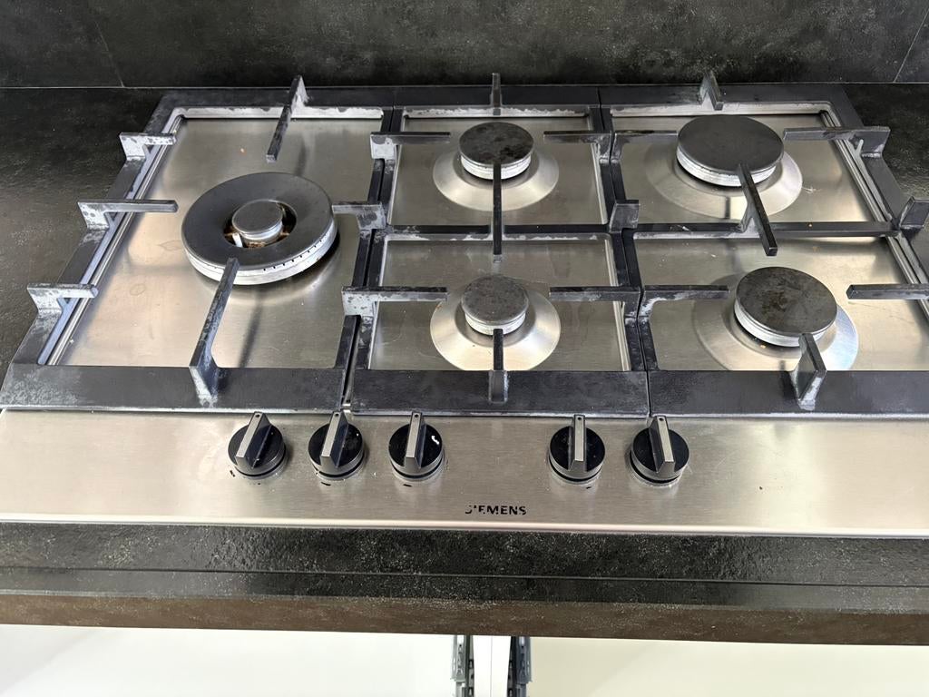 Gastoestel inbouw SIEMENS 51x76, Witgoed en Apparatuur, Kookplaten, Zo goed als nieuw, Inbouw, Gas, 4 kookzones