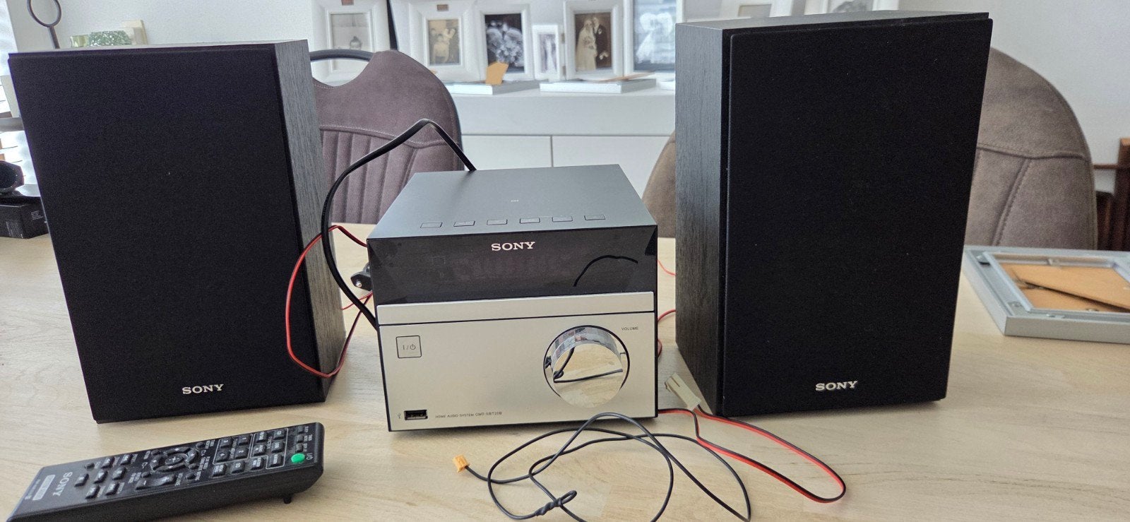 Sony Microset met CD-speler, radio en speakers, Gebruikt, Tuner of Radio, Ophalen of Verzenden, Microset