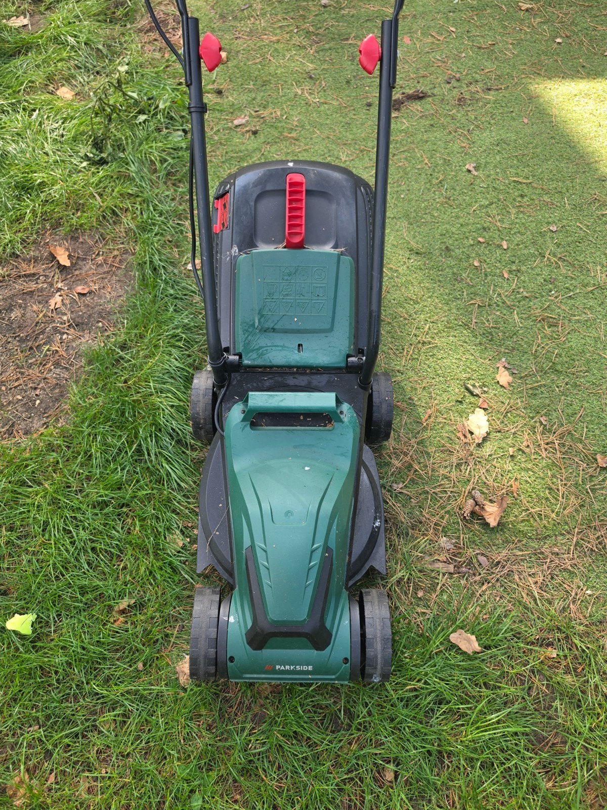 Parkside grasmaaier - Zo goed als nieuw, Tuin en Terras, Ophalen of Verzenden, Opvangbak, 30 t/m 39 cm, Parkside