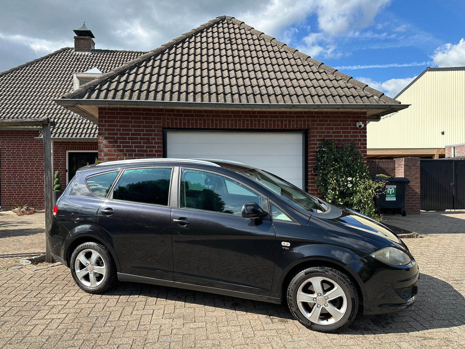 SEAT ALTEA XL 1.4 TSI Businessline High airco cc  2008 Zwart, Auto's, Voorwielaandrijving, 4 cilinders, Altea XL, Zwart