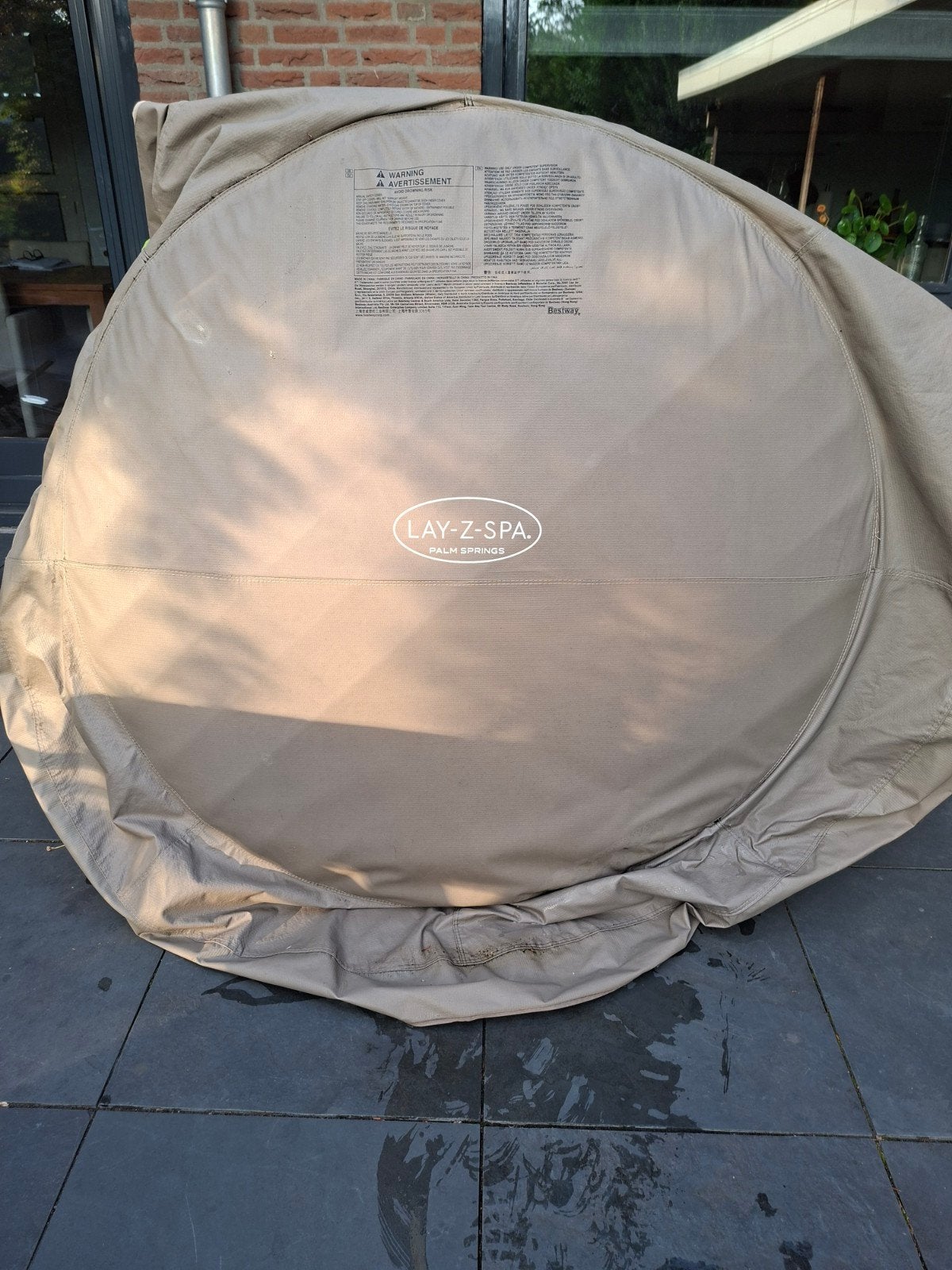 Lay-Z-Spa Palm Springs afdekhoes, rond 145 cm, Ophalen of Verzenden, Gebruikt, Opblaasbaar
