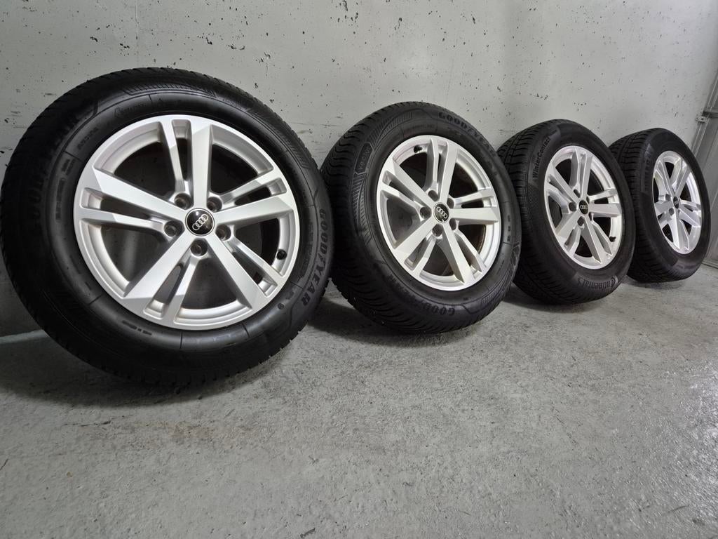 5x112 / 17inch ORGINEEL AUDI Q3 WINTER / ALL SEASON BANDEN, Auto-onderdelen, Banden en Velgen, Ophalen, 215 mm, Banden en Velgen