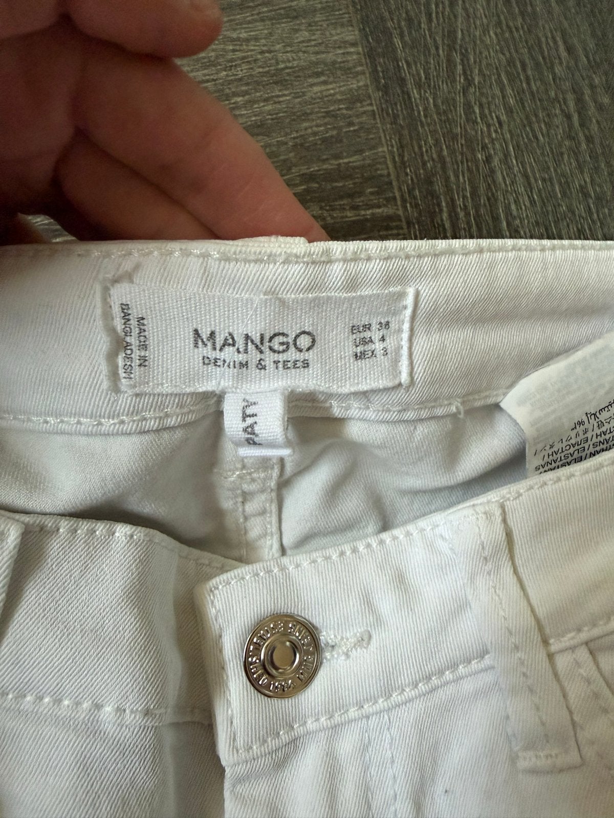 Witte Mango skinny jeans - Maat 36, Kleding | Dames, Ophalen of Verzenden, Zo goed als nieuw, Wit, W28 - W29 (confectie 36)