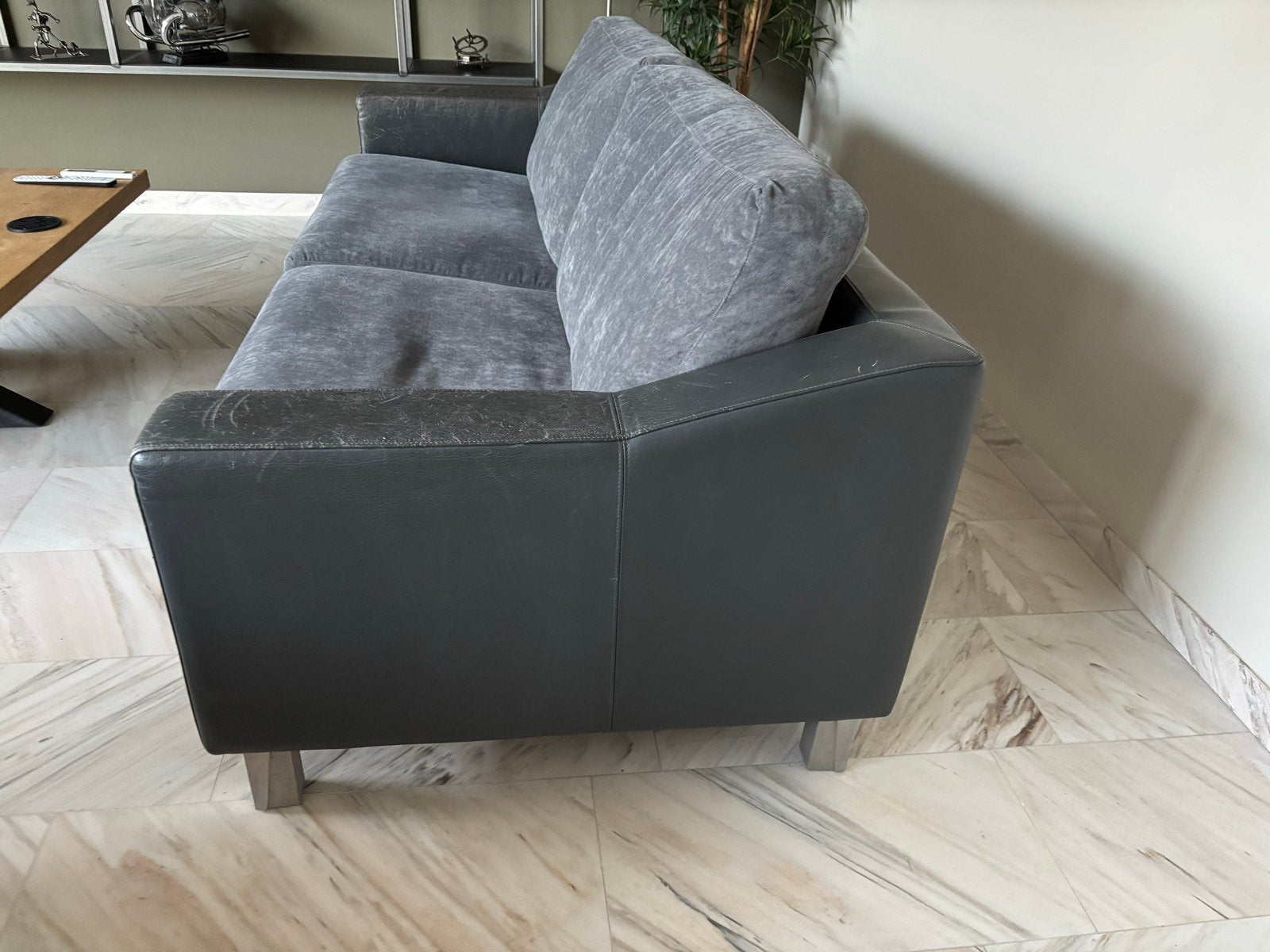 Leolux Bankstel: 2-zits en 2,5-zits - Kwaliteit & Comfort, Ophalen, Gebruikt, 75 tot 100 cm, Stof