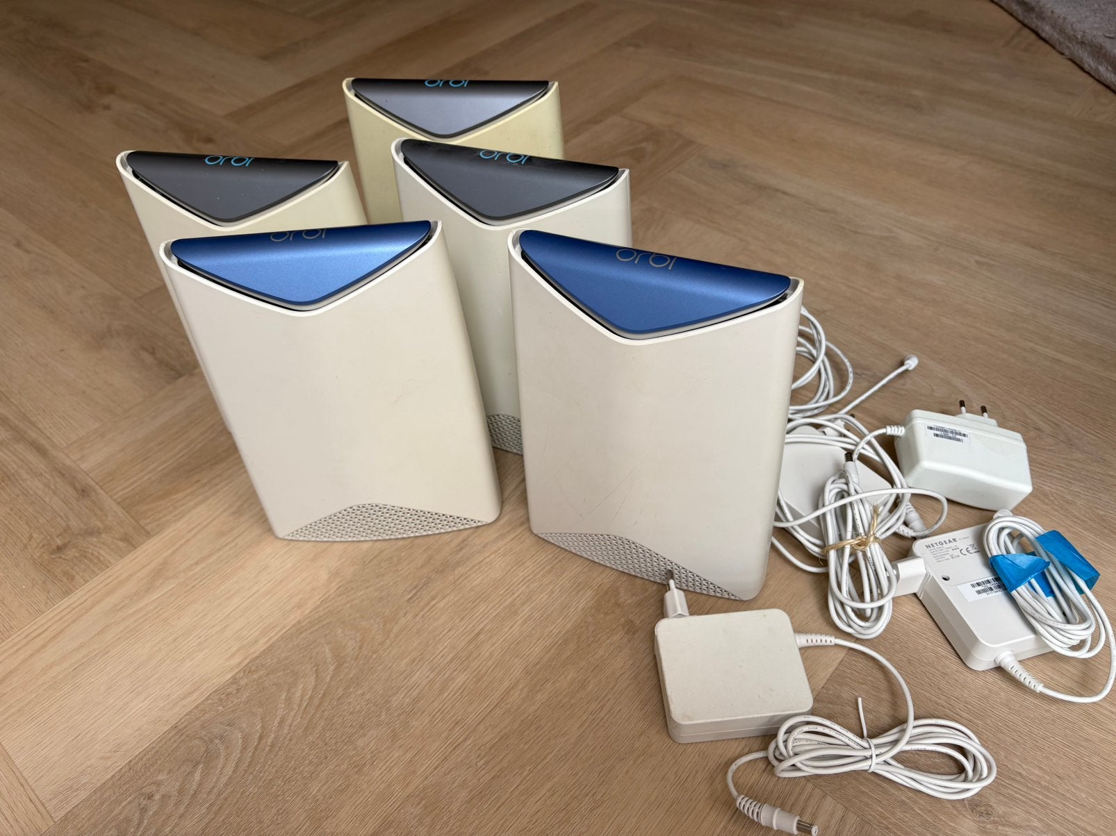 NETGEAR Orbi Pro – 2 Router SRR60 + 3x Satellite SRS60, Ophalen of Verzenden, Gebruikt, Router