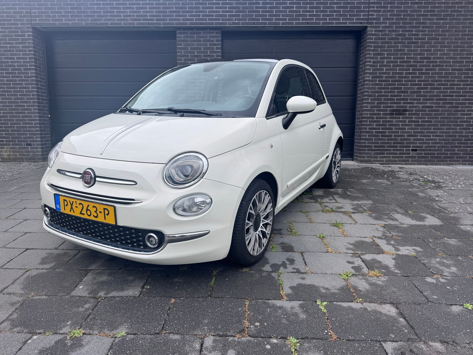 Fiat 500 1.2 2017 Wit, Auto's, Fiat, Voorwielaandrijving, 1242 cc, 4 cilinders, 840 kg