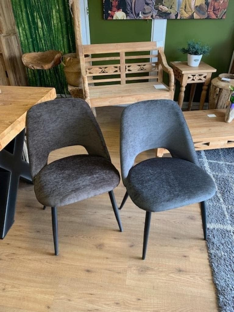 Stoel Esmee  Velvet stof, KOOPJE;  de laatste, Ophalen, Overige kleuren, Nieuw, Stof